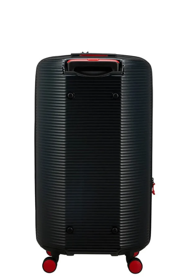 American Tourister Rollio Suuri matkalaukku Black/Red Hot