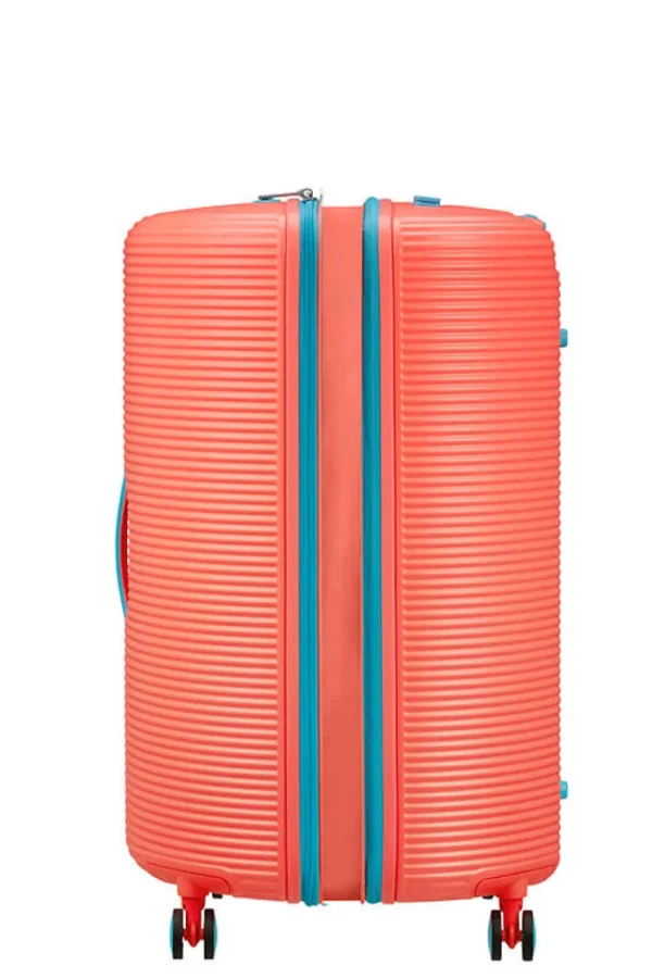 American Tourister Rollio Suuri matkalaukku Coral/Blue Discount