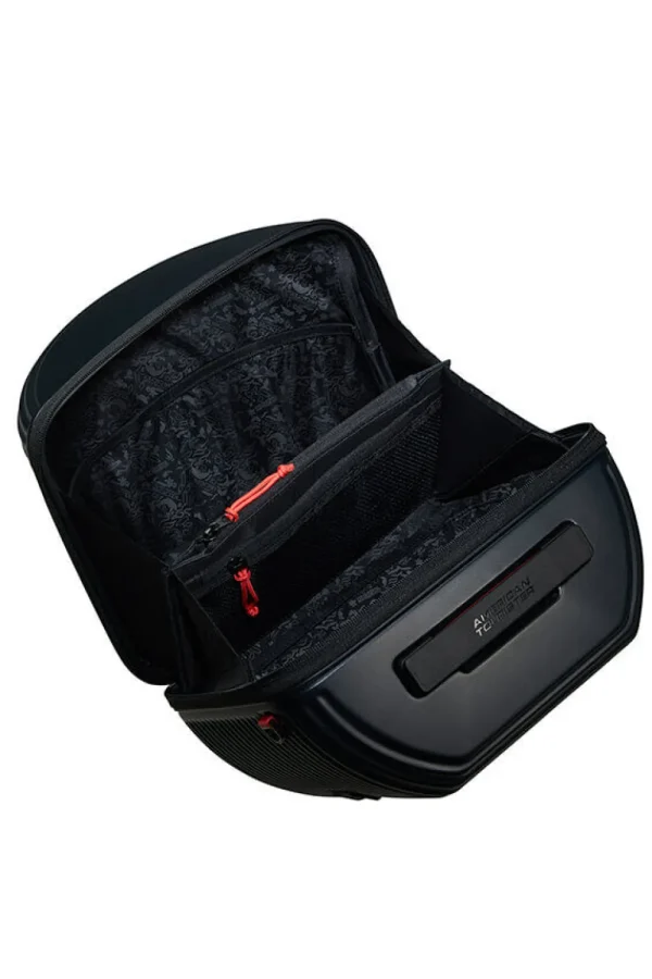 American Tourister Rollio Toilettilaukku Black/Red New