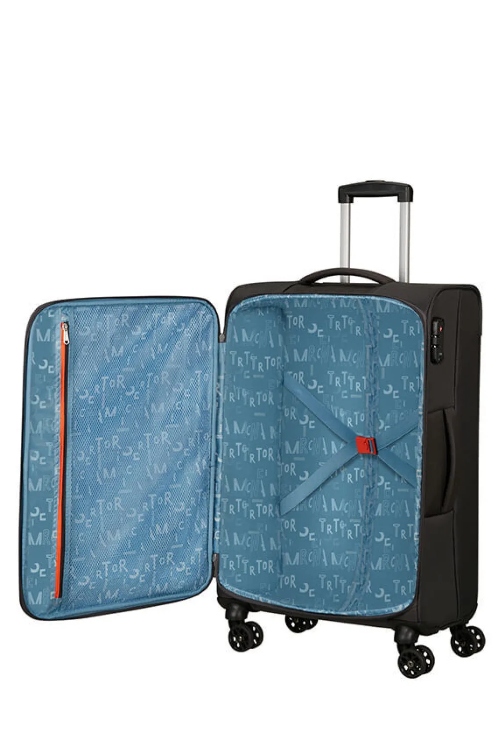 sea_seeker_keskikokoinen__0-1.webp American Tourister Sea Seeker Keskikokoinen matkalaukku Charcoal Grey New