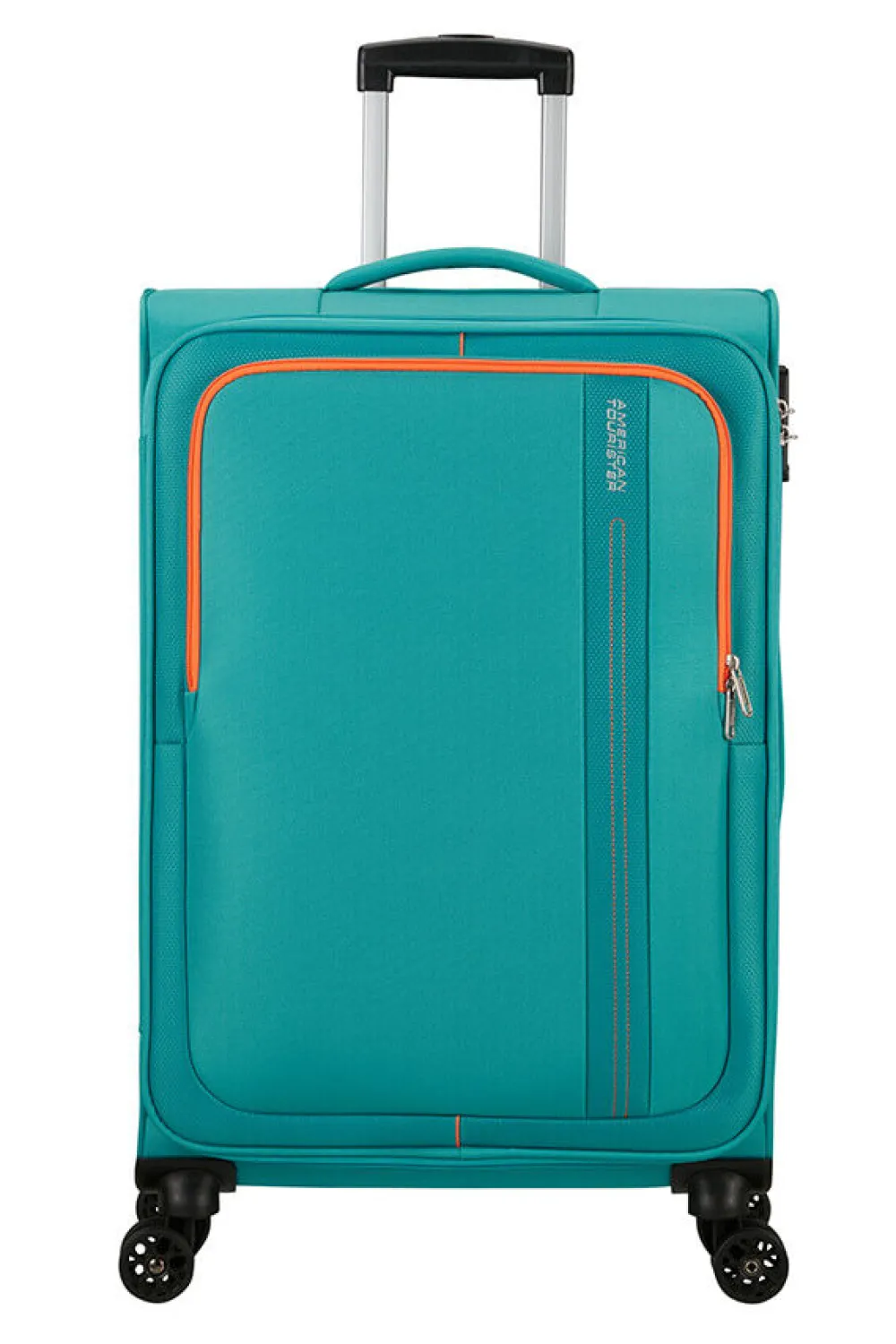 sea_seeker_keskikokoinen__2.webp American Tourister Sea Seeker Keskikokoinen matkalaukku Aqua Green Hot