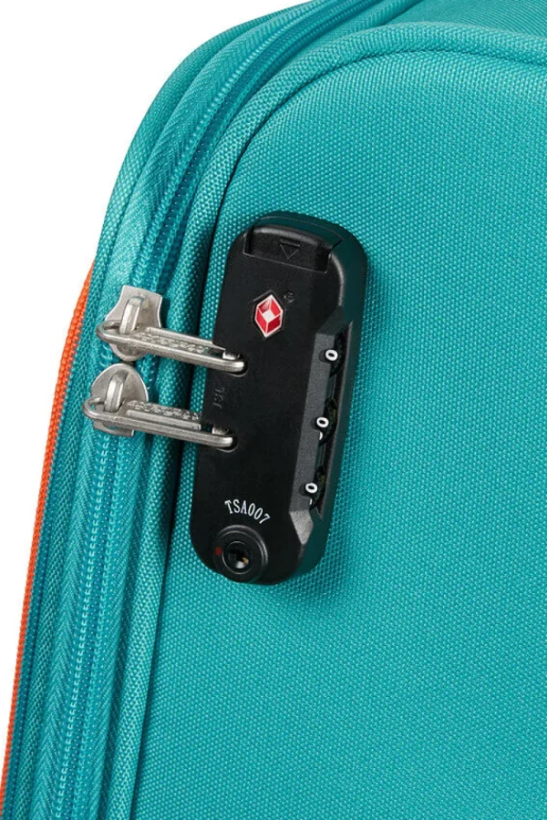 American Tourister Sea Seeker Keskikokoinen matkalaukku Aqua Green Hot
