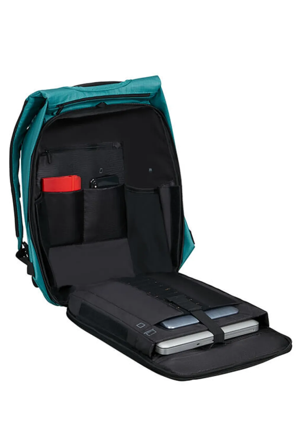 securipak__reppu__0-8.webp Samsonite Securipak 2.0 Reppu 15.6" Northern Blue/Orange Outlet