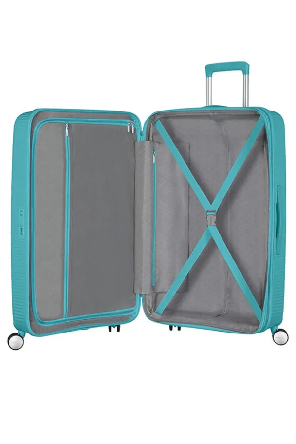 American Tourister SoundBox Keskikokoinen matkalaukku Turquoise Tonic Discount