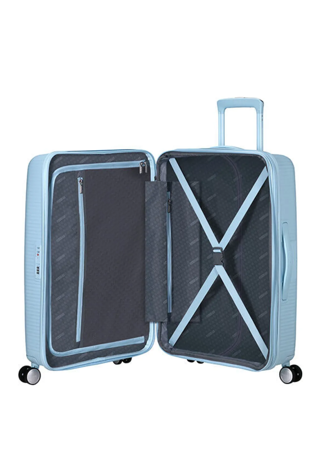 soundbox_keskikokoinen_ma_0-9.webp American Tourister SoundBox Keskikokoinen matkalaukku Pastel Blue Clearance