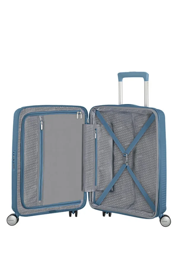 American Tourister SoundBox Lentolaukku Stone Blue Discount
