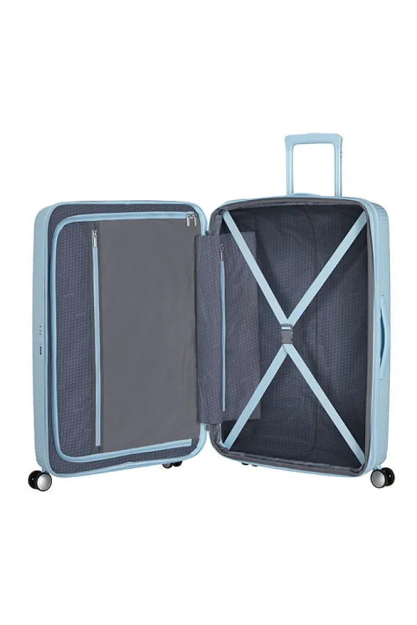 American Tourister SoundBox Suuri matkalaukku Pastel Blue Sale