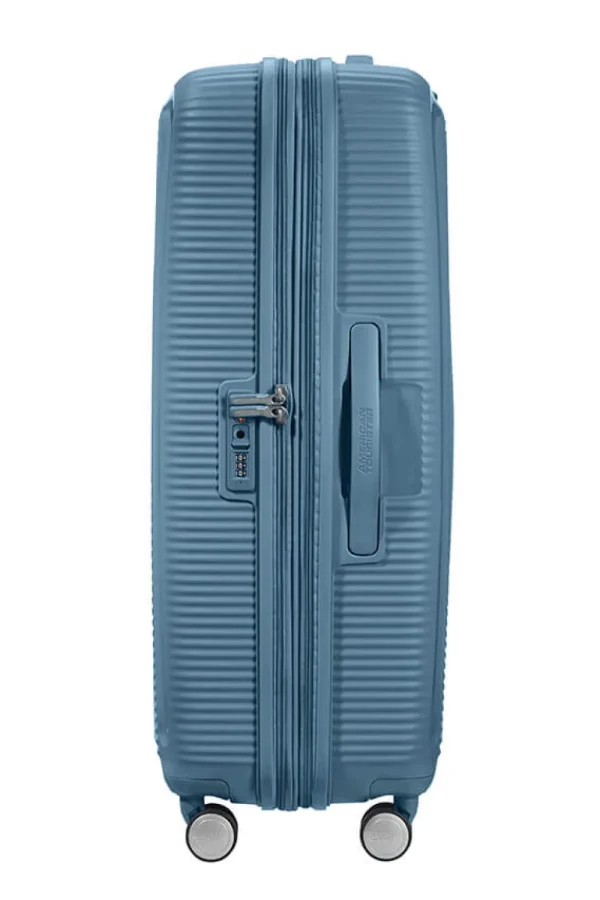 American Tourister SoundBox Suuri matkalaukku Stone Blue Outlet