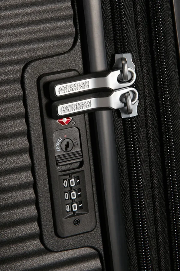 American Tourister SoundBox Suuri matkalaukku Bass Black Best