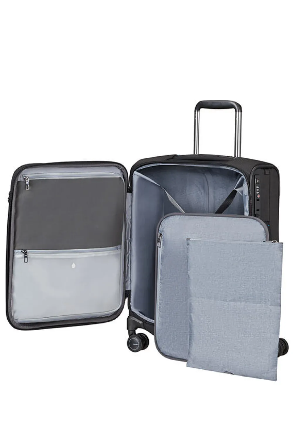 spectrolite__trvl_nelipyr_1.webp Samsonite Spectrolite 3.0 Trvl Nelipyöräinen matkalaukku 55cm Black Online