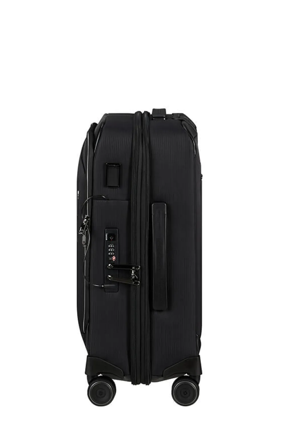 splendix_nelipyrinen_matk_3-4.webp Samsonite Splendix Nelipyöräinen matkalaukku 55cm Black Fashion