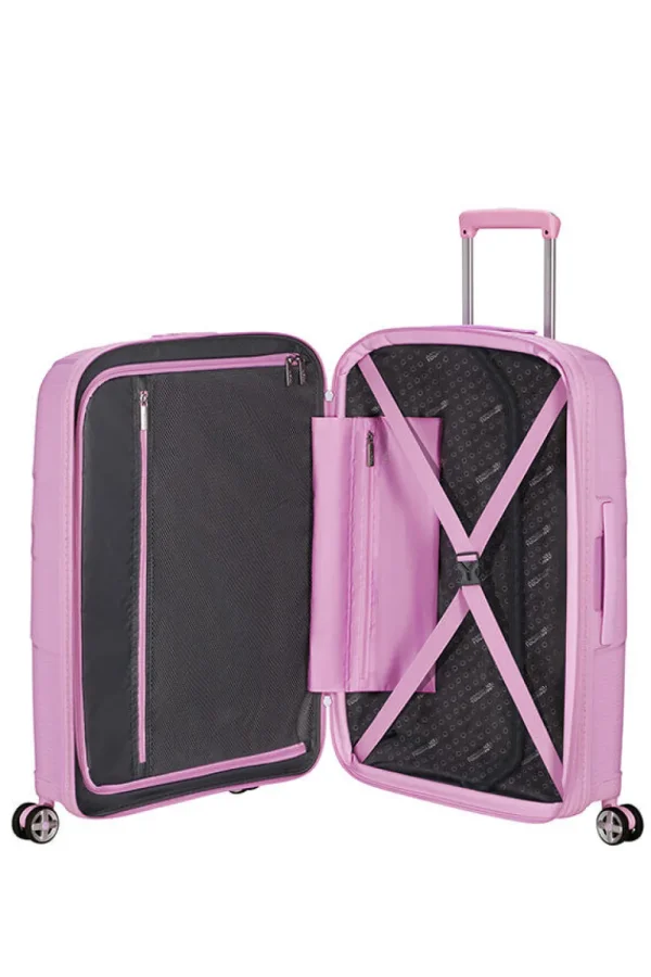 American Tourister StarVibe Keskikokoinen matkalaukku Metallic Pastel Lavender Sale