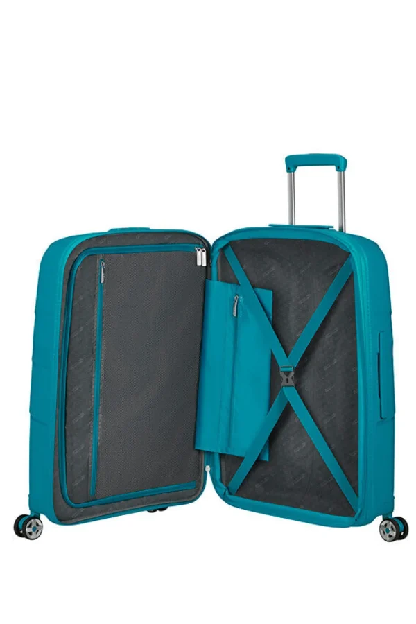 American Tourister StarVibe Keskikokoinen matkalaukku Verdigris Discount