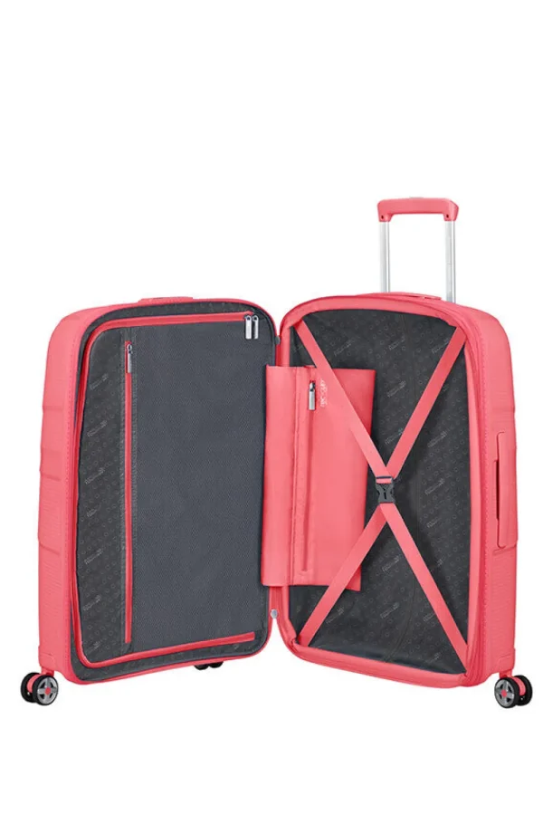 American Tourister StarVibe Keskikokoinen matkalaukku Sun Kissed Coral Fashion