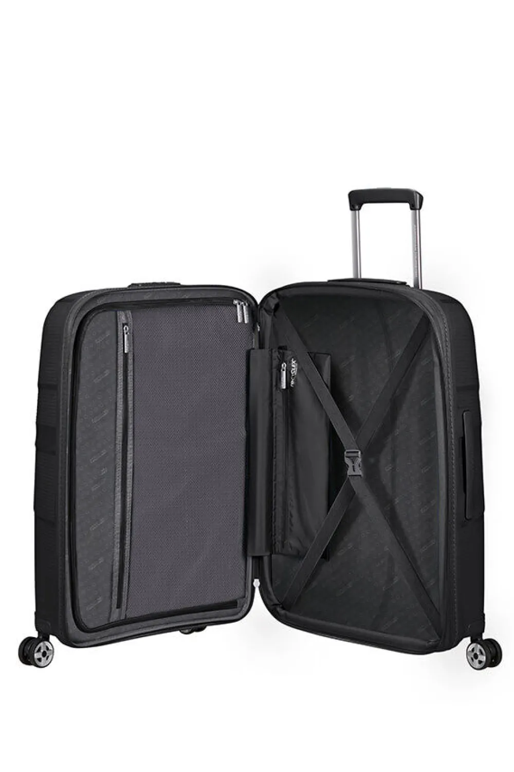 starvibe_keskikokoinen_ma_0.webp American Tourister StarVibe Keskikokoinen matkalaukku Black Fashion