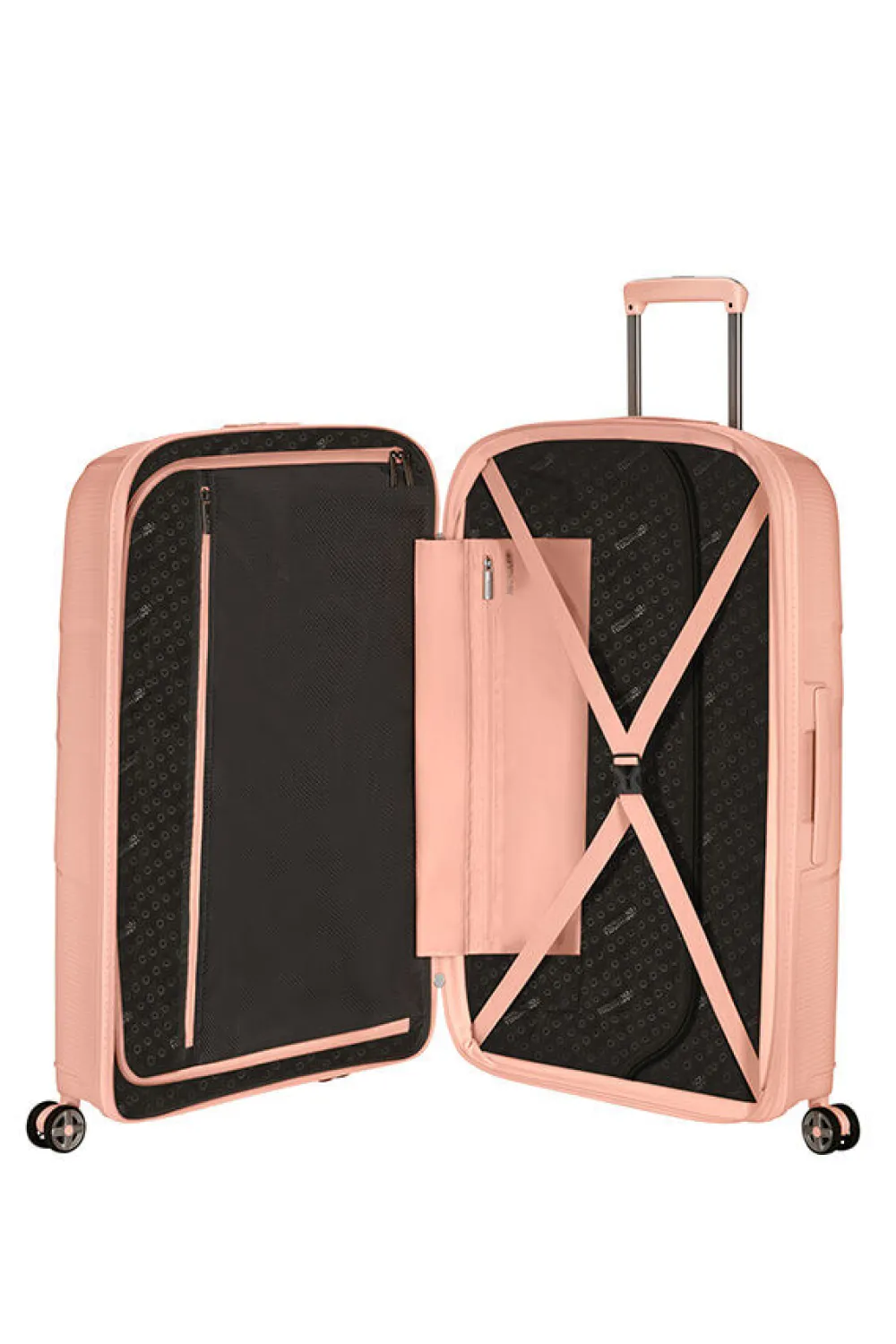 starvibe_suuri_matkalaukk_0-7.webp American Tourister StarVibe Suuri matkalaukku Metallic Peach Clearance