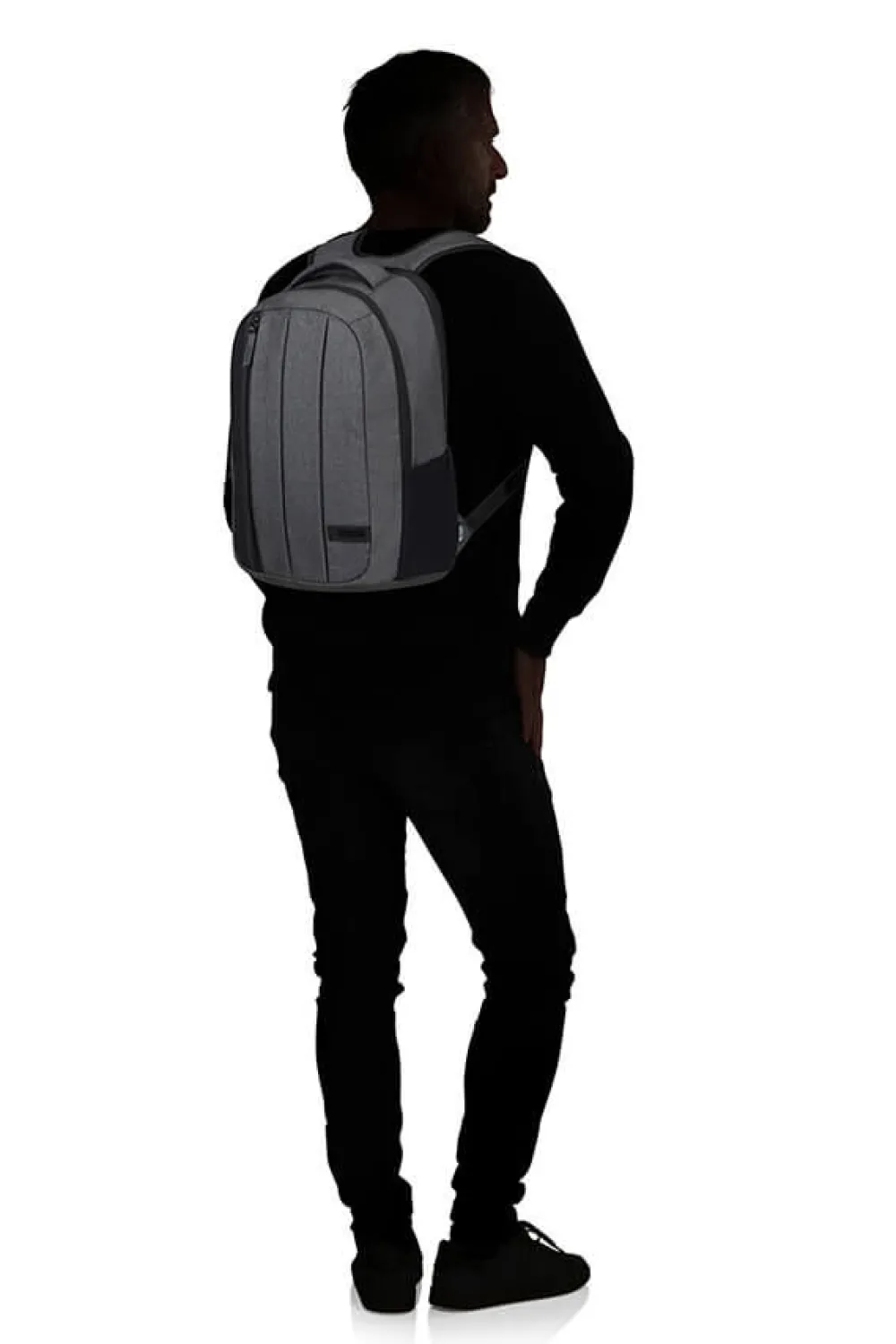 streethero_tietokonereppu_1-4.webp American Tourister Streethero Tietokonereppu 15.6" Grey Melange Discount