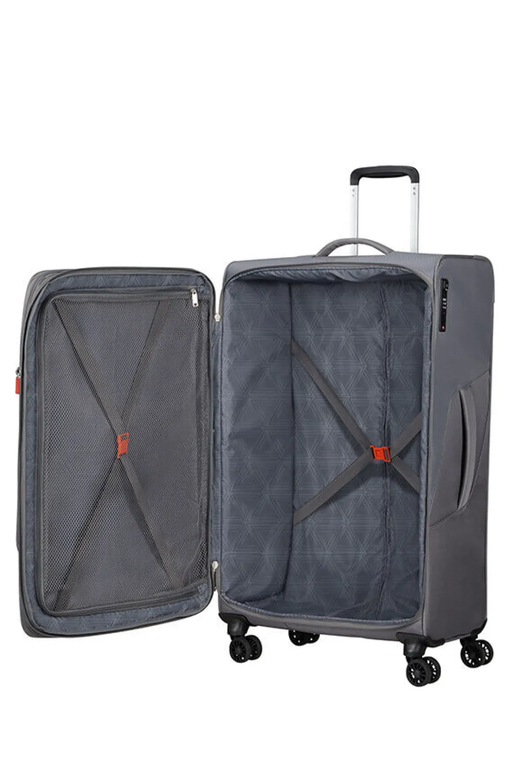 summerfunk_nelipyrinen_ma_0.webp American Tourister SummerFunk Nelipyöräinen matkalaukku 79cm Titanium Grey Hot