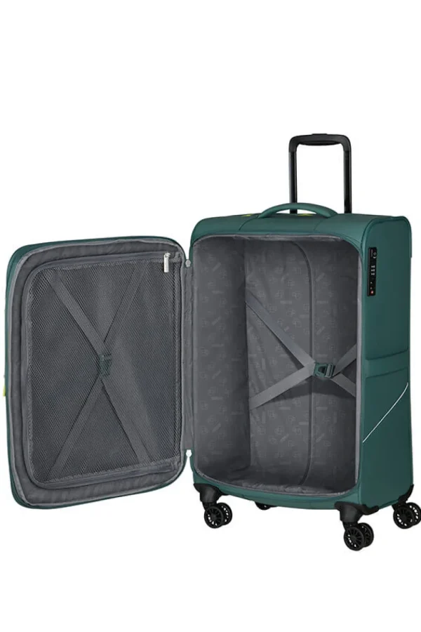 American Tourister SummerRide Keskikokoinen matkalaukku Dark Forest Clearance
