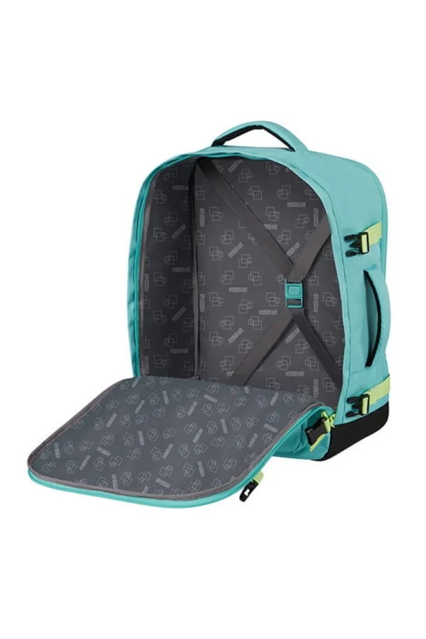 American Tourister Take2cabin Reppu M 15.6" Dusty Turquoise/Lime Fashion