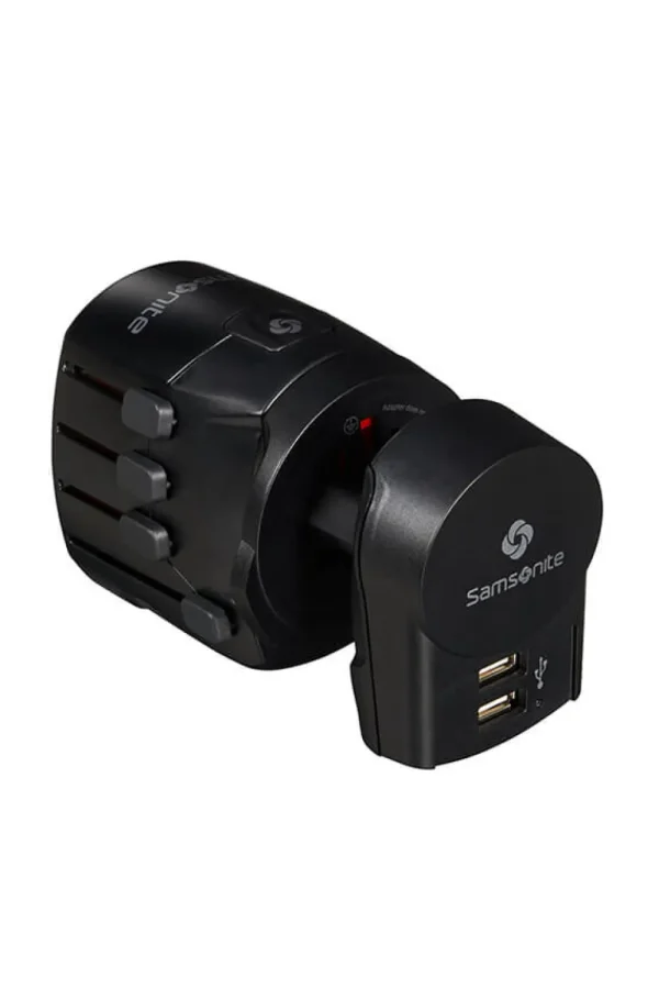 Samsonite Travel Accessories Maailmanlaajuinen adapteri Black Outlet