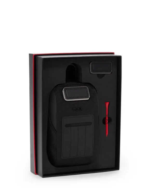 TUMI Travel Accessory Golf Pouch w/ Tees Black New