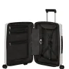 Samsonite Upscape Nelipyöräinen laajennettava matkalaukku 55cm Cloud White Best