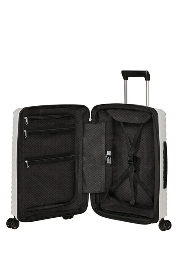 Samsonite Upscape Nelipyöräinen laajennettava matkalaukku 55cm Cloud White Best