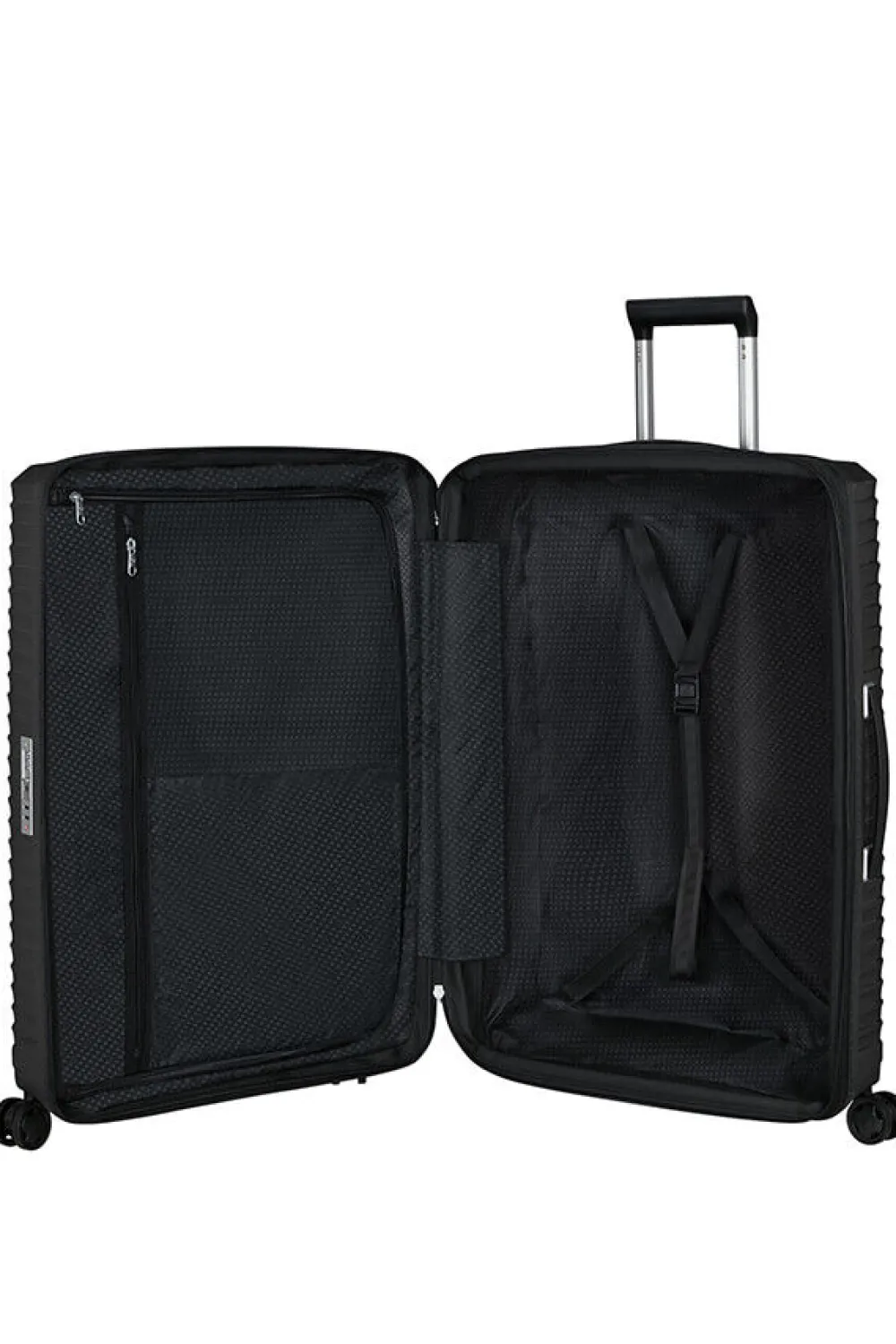 upscape_nelipyrinen_laaje_0-6.webp Samsonite Upscape Nelipyöräinen laajennettava matkalaukku 68cm Black Online