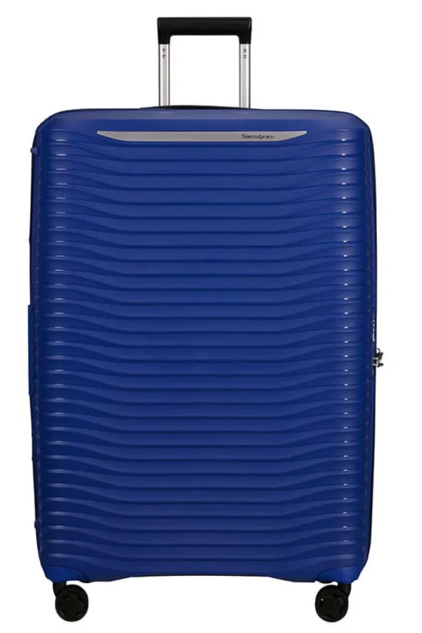 Samsonite Upscape Nelipyöräinen laajennettava matkalaukku 81cm Nautical Blue New
