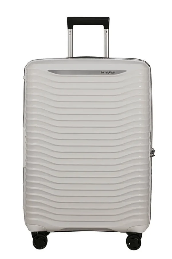 Samsonite Upscape Nelipyöräinen laajennettava matkalaukku 68cm Cloud White New