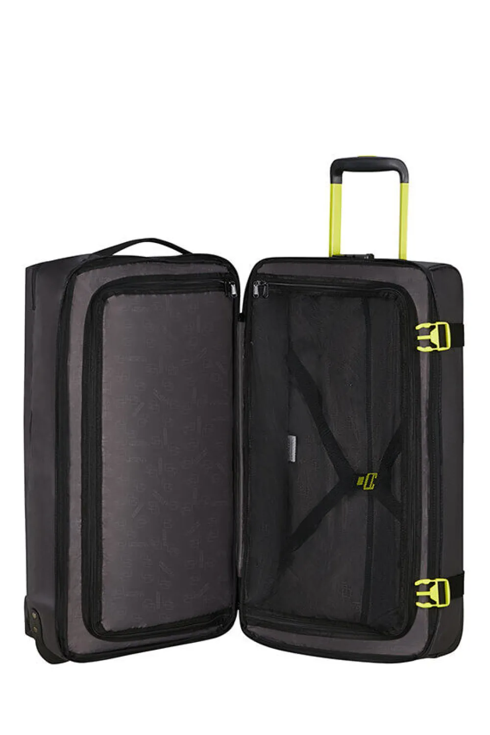 urban_track_matkakassi_py_0.webp American Tourister Urban Track Matkakassi pyörillä 68cm Black/Lime Fashion