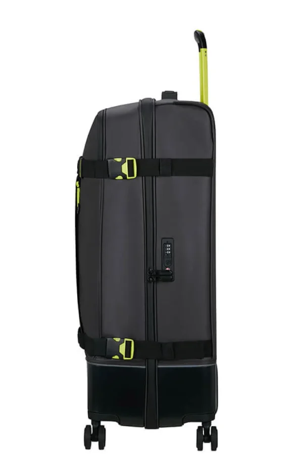 American Tourister Urban Track Suuri matkalaukku Black/Lime Hot