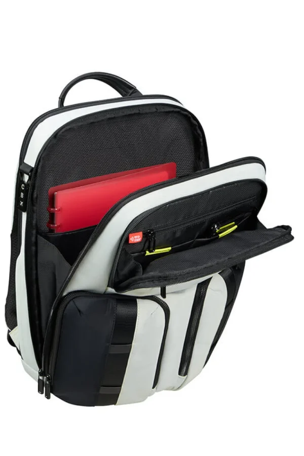 Samsonite Urban-Eye Reppu 15.6" Light Grey/Lime Hot