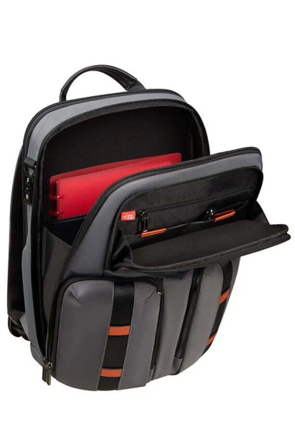 Samsonite Urban-Eye Reppu 15.6" Grey/Cognac New