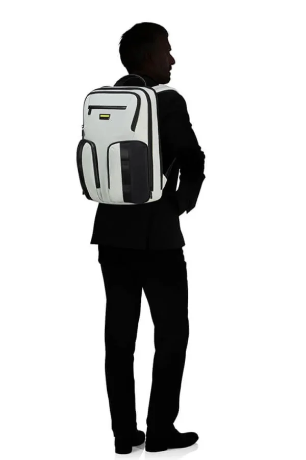 Samsonite Urban-Eye Reppu 15.6" Light Grey/Lime Hot