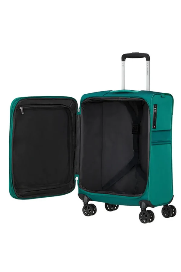 Samsonite Urbify Nelipyöräinen laajennettava matkalaukku 55cm Pine Green Fashion