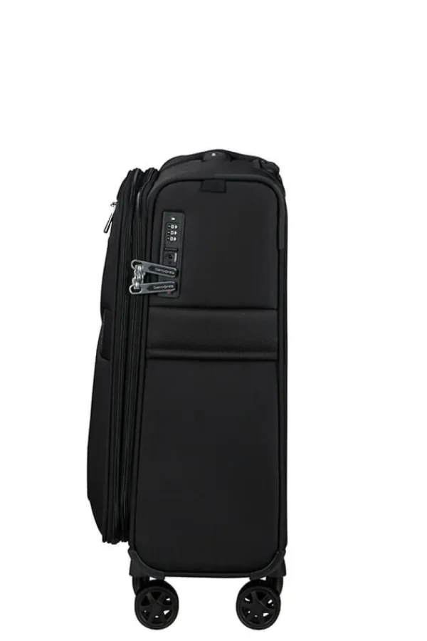Samsonite Urbify Nelipyöräinen laajennettava matkalaukku 55cm Black Clearance