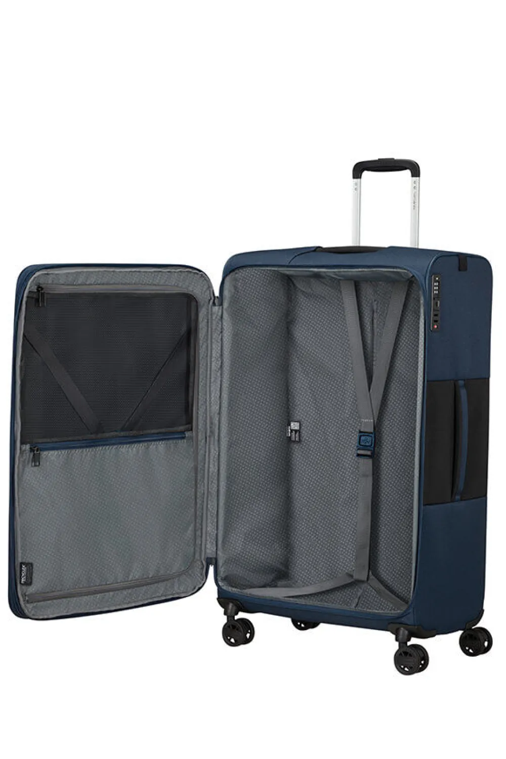 vaycay_nelipyrinen_laajen_0-6.webp Samsonite Vaycay Nelipyöräinen laajennettava matkalaukku 77cm Navy Blue Fashion