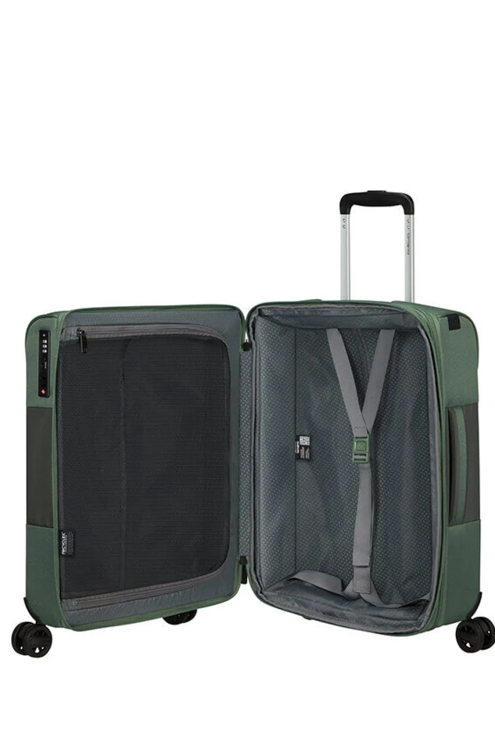 vaycay_nelipyrinen_laajen_0.webp Samsonite Vaycay Nelipyöräinen laajennettava matkalaukku 55cm Pistachio Green Best