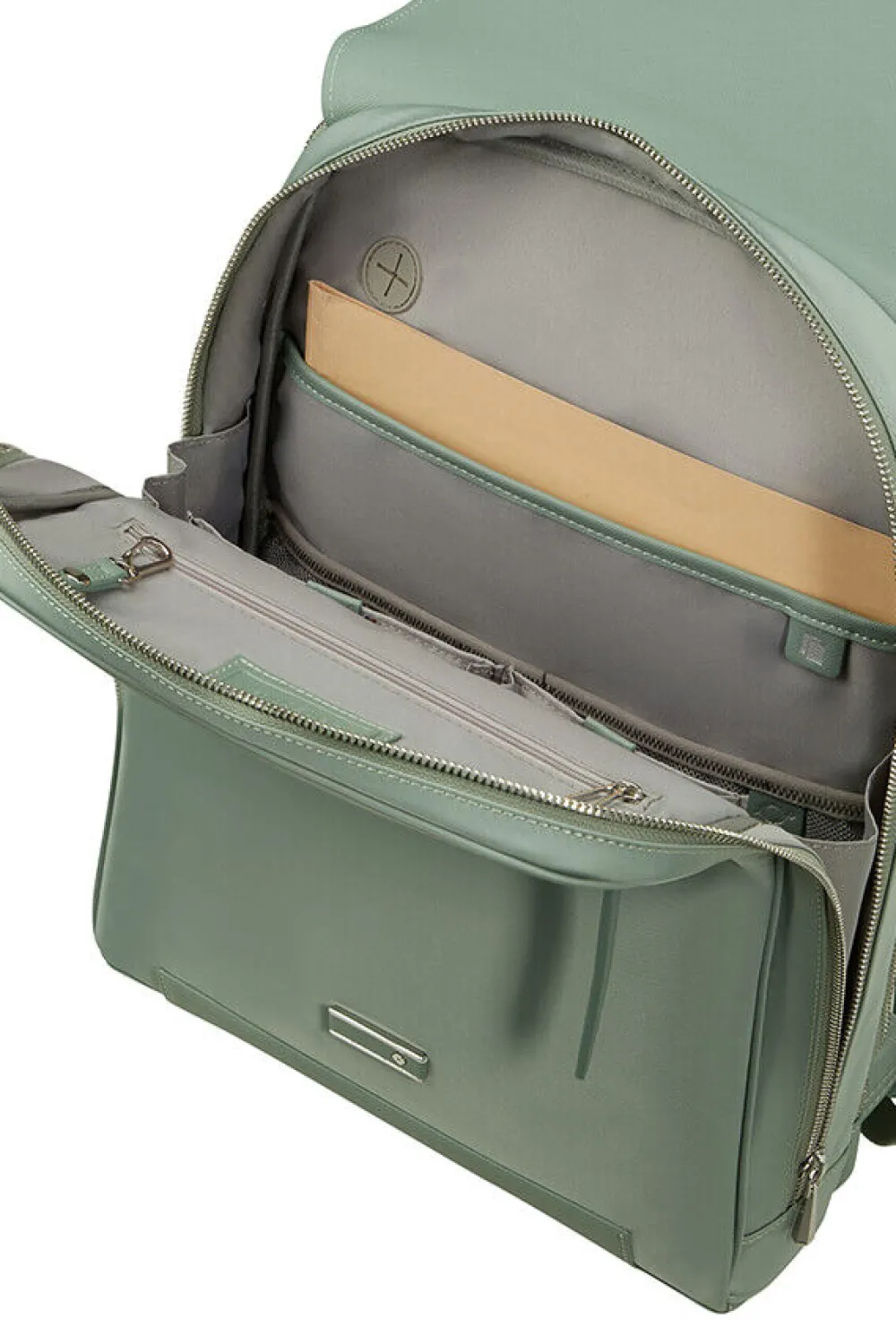 zalia__reppu_lpll__0-3.webp Samsonite Zalia 3.0 Reppu läpällä 14.1" Mineral Green New